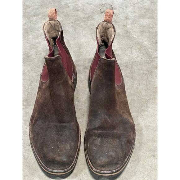 Oliver Sweeney Burrows Chukka Chelsea Brown Suede Leather Boots Mens 11 - 44 EU - Picture 2 of 12